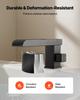 Roman Tub Faucet, 3 Hole Waterfall Bathtub Faucet, Widespread Roman Tub Faucets with Shower Head & 1 Handle, Romans Bathtub Faucets for Pet Washing,