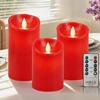 The PinnWaa LED Candle Lights [3-Piece Set] Are Warm-colored, Flickering LED Lights for Indoor and Outdoor Decoration, Featuring a Realistic Flame