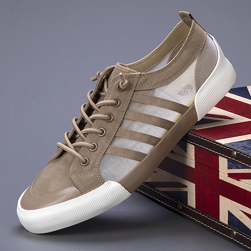 Summer Hollow Versatile Men's Casual Shoes Comfortable Light Flat Shoes Men Sneakers Low Skate Shoes For Men Zapatillas Hombre