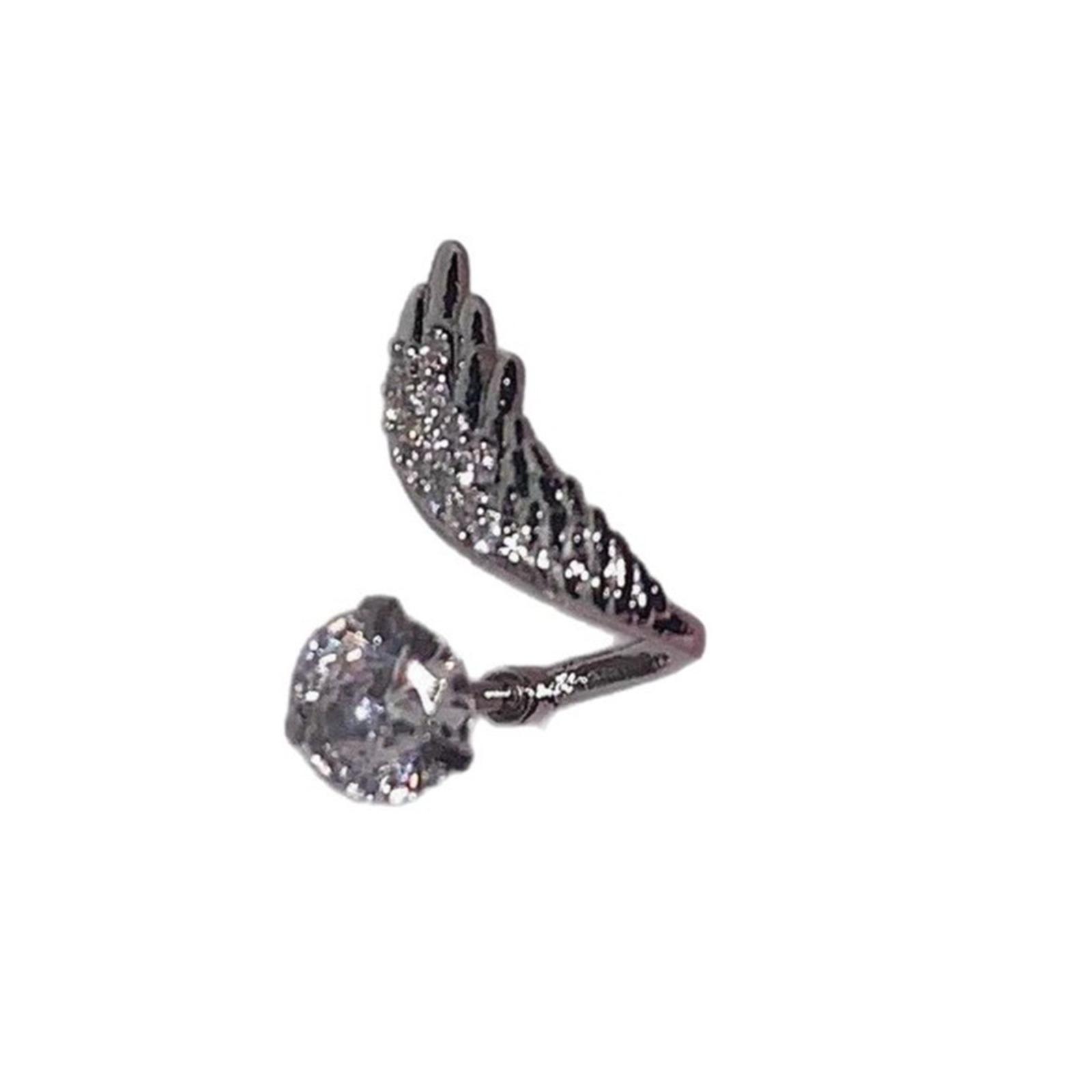 

Элегантный крыло сплав гвоздик для козелка уха со стразами хрустальным камнем пирсинг хряща серьга-пусет для женщин модные ювелирные аксессуары 2