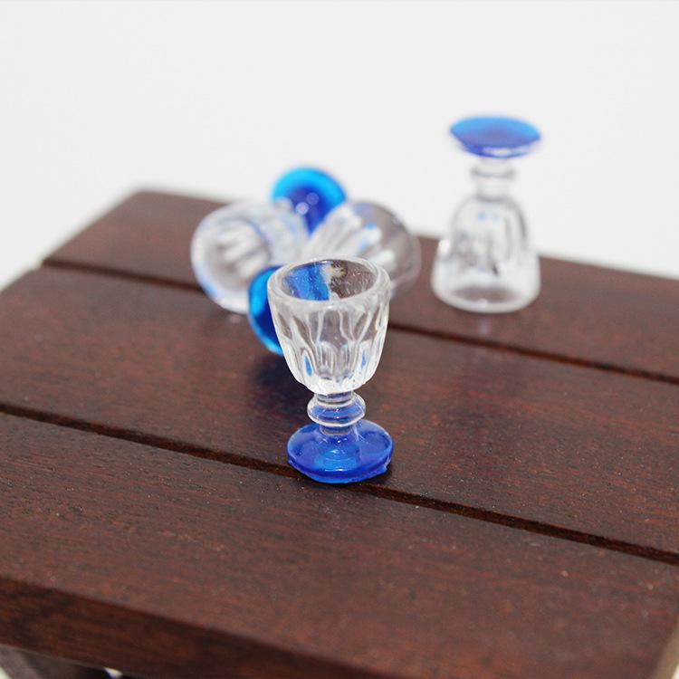 Miniature Dollhouse Wine Glasses & Cups for Blythe Dolls - D214 Accessories Model