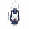 Retro Iron Lantern Windproof Hurricane Lantern Oil Lamps Vintage Kerosene Lamp  Party Pub