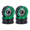 6061 Aluminum Alloy 1.9 Inch Beadlock Wheels Adjustable Offset Rim Hub for 1/10 RC Crawler Car Axial SCX10 D90 TRX4 TRX6