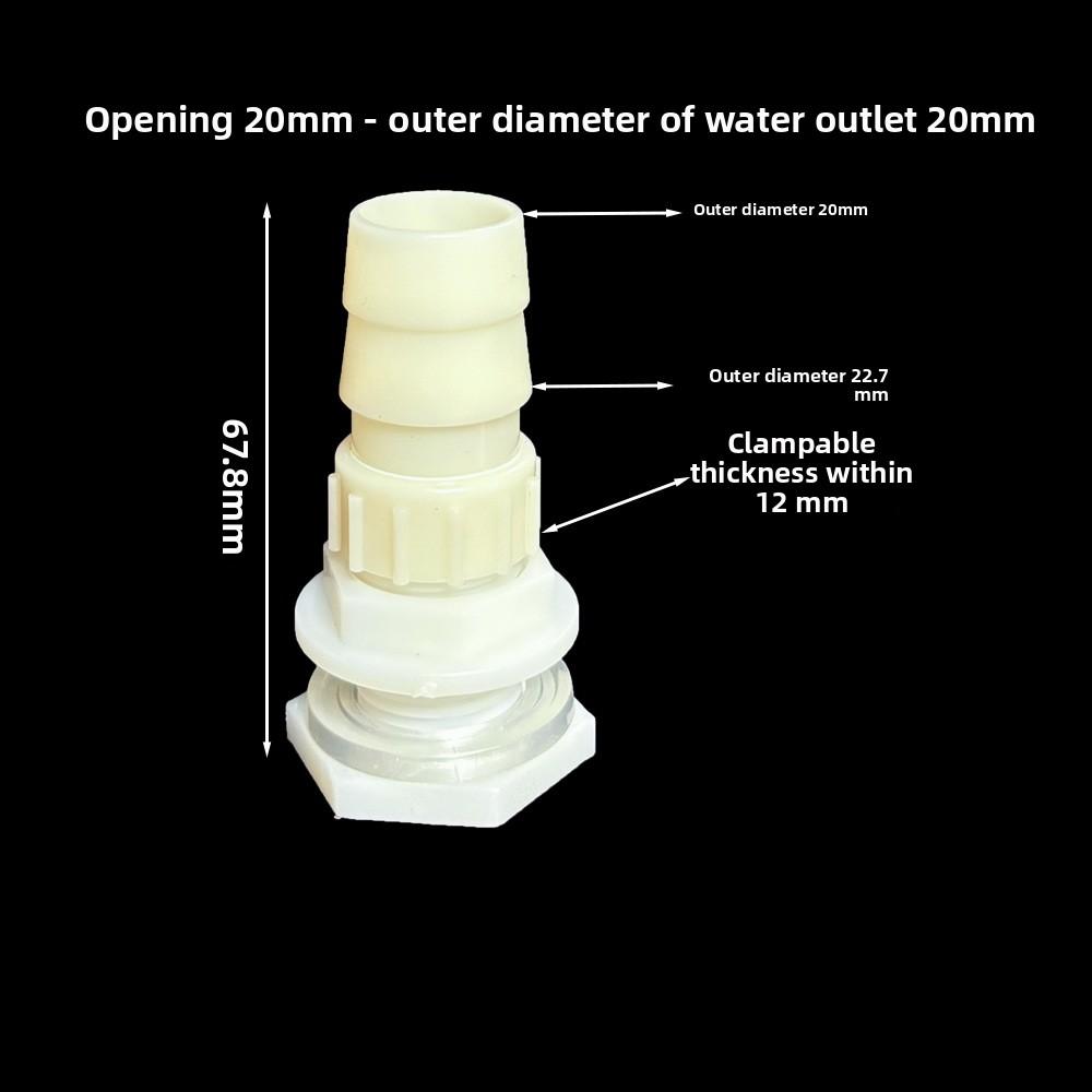 1 Set ABS 1/2 Inch To 6.4~20mm Elbow Water Tank Connector Aquarium Garden Irrigation Hose Joint Water Pipe 90 Degree Adapter