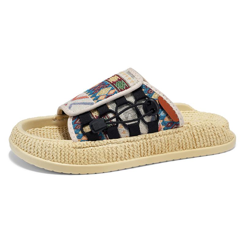 

Men s slip-on slippers summer new light breathable outdoor casual sports slippers soft sole fashion youth city walking slippers 46