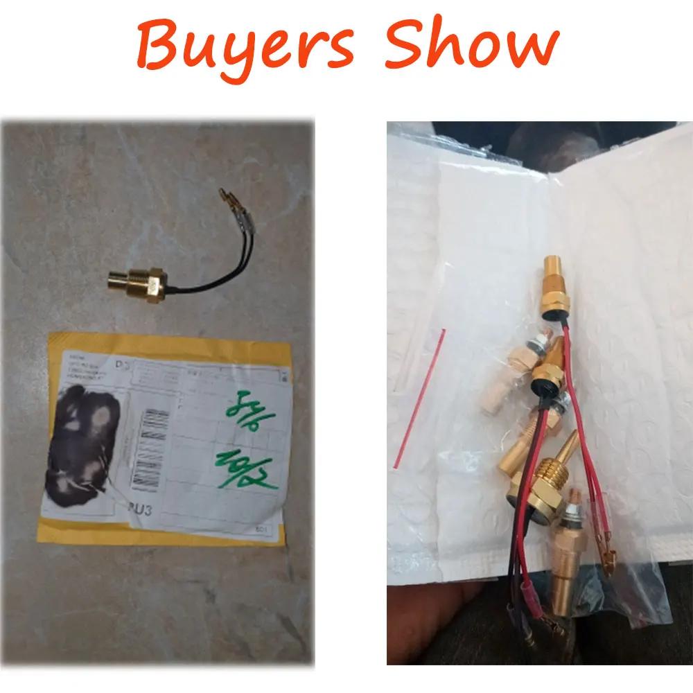 10MM 12MM 14MM 16MM 17MM 21MM Water Temp Sensor 1/8NPT 3/8NPT Water Temp Sensor 50K Head Plug