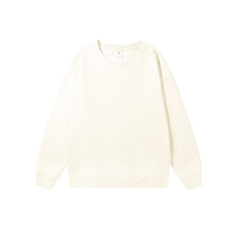 

Men s Solid Color Crew Neck Sweatshirt Loose Casual Basic Pullover 4XL абрикосовый