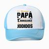 If Dad Cant Fix It Were Screwed Baseball Cap Retro Gift for Spanish Father Papa Unisex Motorcycle Casual Mesh Hat