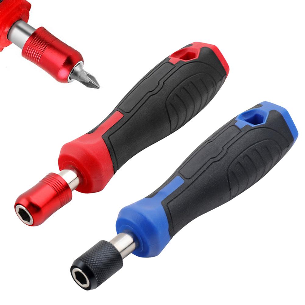 1/4'' Hex Self-Locking Adapter Magnetic Screwdriver Handle Screwdriver Bit Holder For Screwdriver Bits Socket Wrench Tools