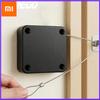 Automatic Door Closer with Pull Cord Surface Mount Adjustable Door Stop Bracket Type Door Hardware