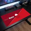Nottingham Forest Custom Large Mouse Pad, Personalized Name Text Print, Football Logo Non‑Slip Desk Mat Gaming Gift