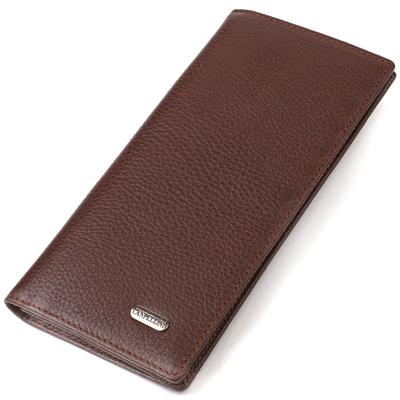 Men's Vertical Wallet Made of Genuine Leather CANPELLINI 21904 Brown
