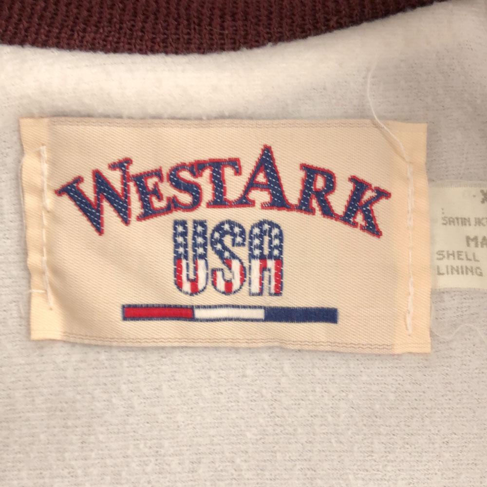 WESTARK 90s Made In USA Print Nylon Stajan XL Purple Jacket Old Men's Used