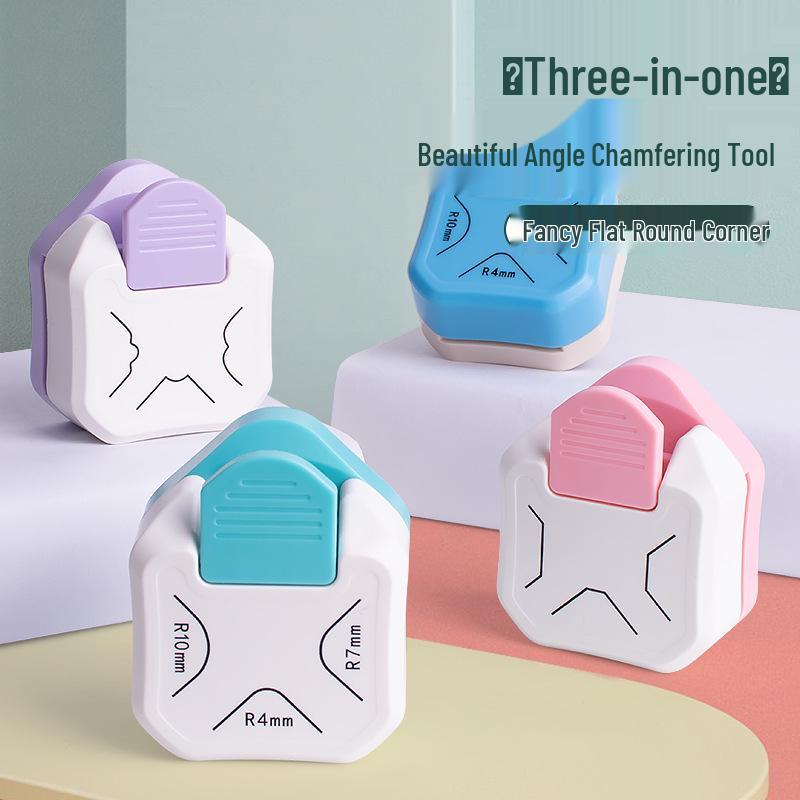 Three-in-One Cardstock and Photo Cutter: Miter Trimmer, Corner Cutter, and Multi-Angle Tool.