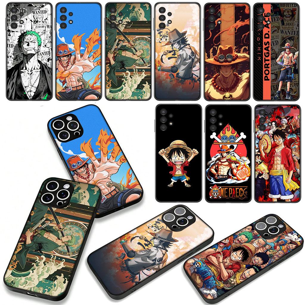 for Motorola Moto G04 G13 G14 G22 G23 G20 G32 G34 G35 G64 G82 G84 G53 G60 G72 E14 E15 E13 Case Ace Roronoa Zoro One Pieces Luffy