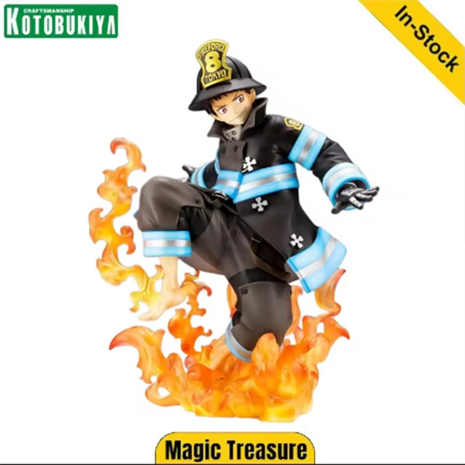 16CM Anime Enn Enn No Shouboutai Shinra Kusakabe Figure Scene Model Toy Doll Action Figure 1/12 Pvc Collection Gifts