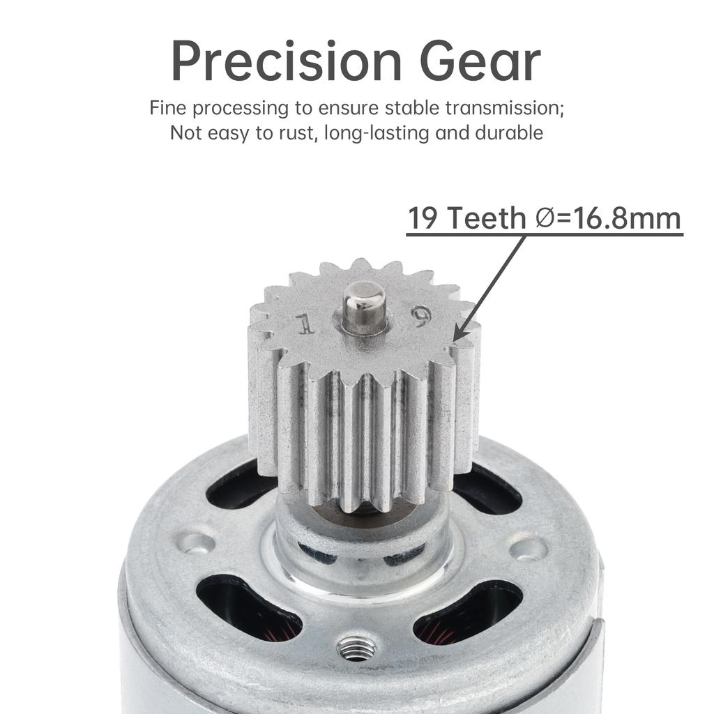 RS550 24V 25000RPM High Speed DC Motor 19T for Power Wheels, Ride On Car Replacement Upgrade