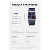 POEDAGAR Top Hohe Qualität Herren Uhr Datum Wasserdicht Mode Leuchtende Uhr für Mann Leder Luxus Herren Quarzuhren +Box