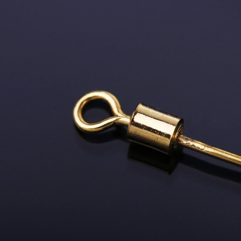 Rolling Rotating Fishing Gear Color Fast Link Silicone Swivels Connector Line Hook Fishing Floats