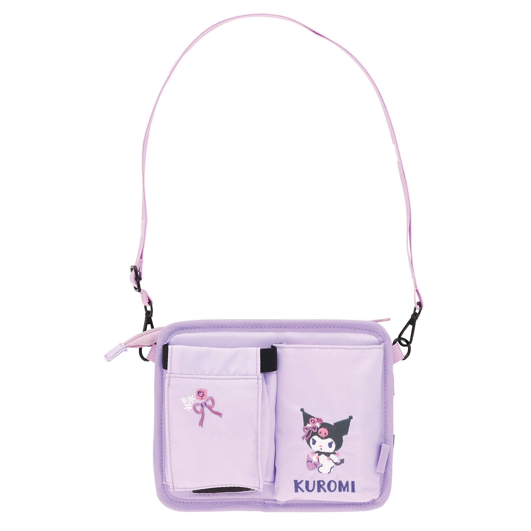 

Marushin Carry Case Drink Sanrio Kuromi Polyester Convenient Drink 3835032700 Holder, Kuromi, Outing, Fabric, Holder,