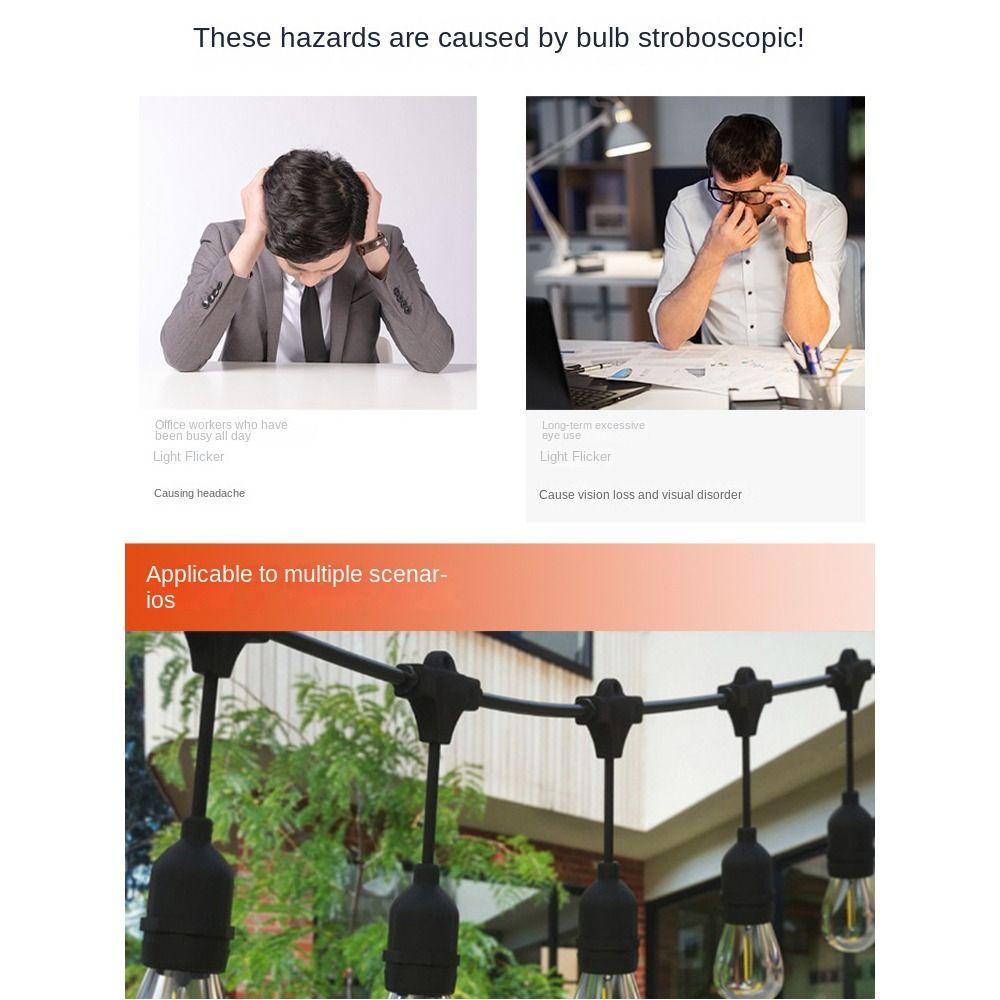 Warm White ST45 LED Light Bulb 1W 2W Light Bulb Hot LED Bulb 2700K White Light