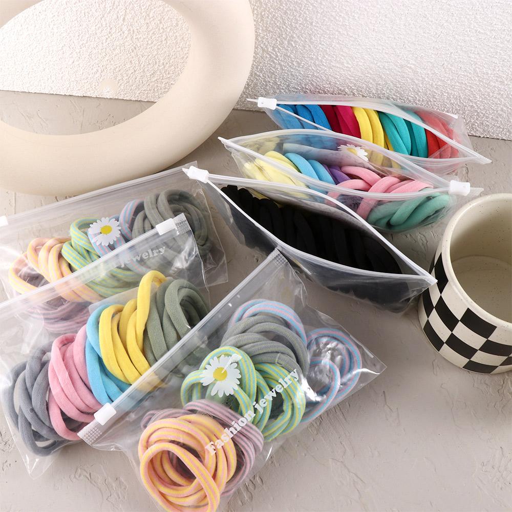 Hair Ties Hair Bands Elastic Candy Colors Ponytail Holder Hair Accessories Rubber Bands Hair Rope