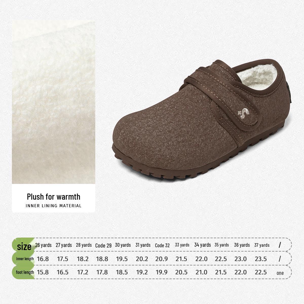 Snuffy Girls  Warm Cotton Leather Boots - 2025 Winter Princess Style 37