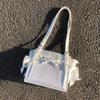 Bandage Bow Sac Femme Transparent High Capaci Ita Bags for Woman Shoulder Bag Tote Bolsos mujer Spacious Durable Bolsas Bolsa