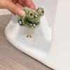Decorative Toilet Covers Cute Frog Decorative Toilet Floor Caps Porcelain Dustproof Toilet S Bathroom Decor Toilet Screw Cover