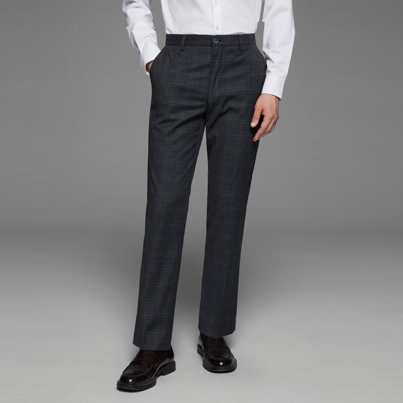 G2000 Men's Plaid Formal Trousers