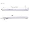 For Bookcases Cabinet Components Cabinet Rails Track Home Furniture Easy Installation Long Service Life Safe Construction