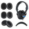 Protein Leather Earphone Ear Cushions Headband for MDR-7506 MDR-900ST Prolonged Comfort