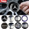 AABGU1 75mm Car Wheel Hub Emblem Sticker for Mercedes Benz W203 W204 W205 W209 W210 W211 W212 W176 W166 W163 W221 Auto Rim Center Decal