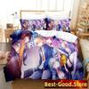 Heaven Burns Red Anime Printed Bed Set Duvet Cover Pillowcase Bedding Set Bed Linen Sheet Quilt Cover Full Queen King Size