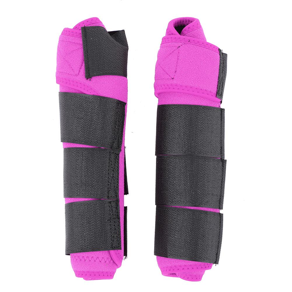 2pcs Horse Leg Wraps Adjustable Horse Splint Support Horse Leg Boot Protection Support Wrap Equestrian Accessory