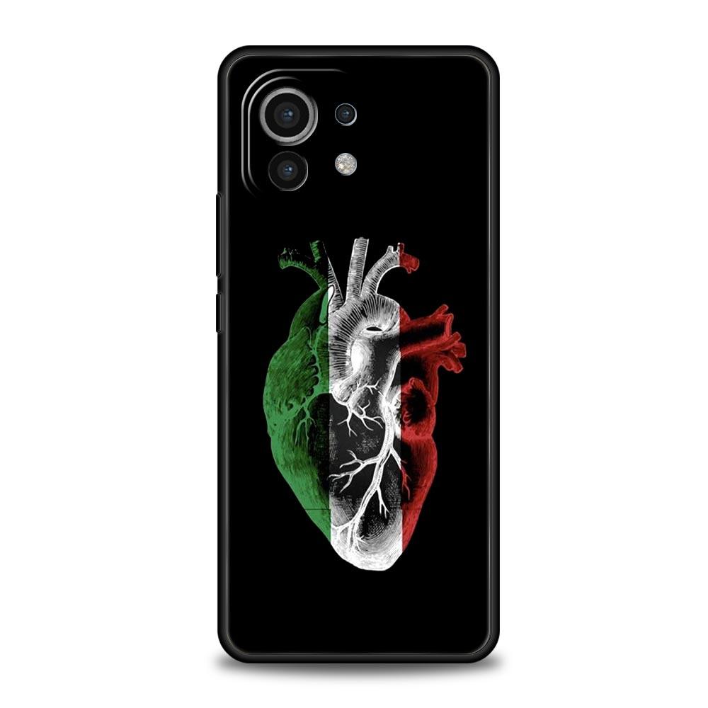 ITALY Flag Phone Case For Xiaomi 14 13T 12T Pro 12 13 11 Ultra Mi Note 10 Lite 10T 5G 11X Pro 11T 11i 9T Soft Silicone Cover