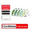 Small Roll Colored D30 Label Printing Paper, L12*40, L11P11P15 Stickers