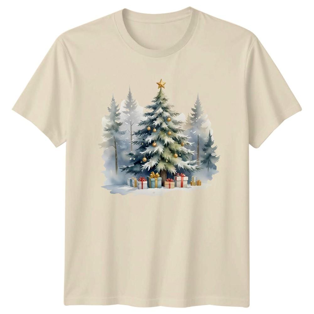 Christmas Tree Gifts Holidays Unisexs Unisexs Graphic Tee Winter Shirt