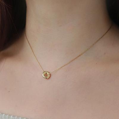 August Harmony Mini Donut Necklace / 2color