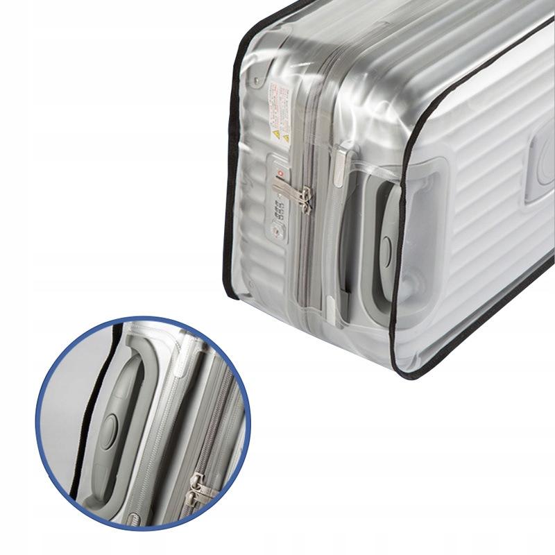 Protective Cover For Suitcase Transparent Travel Luggage 22"" Inches Size M