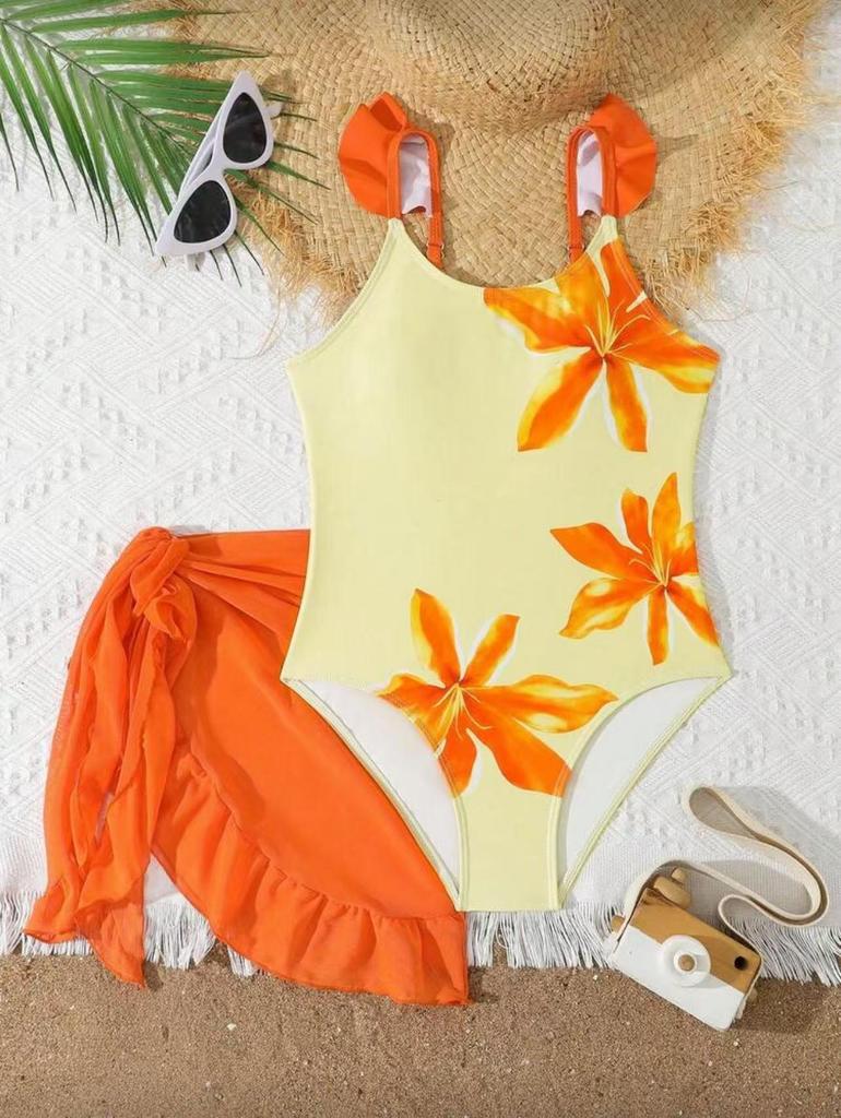 Nuovo Costume da Bagno Intero Moda Europea e Americana per Ragazze