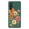 For Samsung Galaxy A36 5G Case Beautiful Flowers Pattern Printing Straight Edge TPU Phone Back Cover