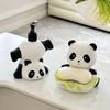 Cartoon Creative Cute Lotus Leaf Sitting Panda Soap Box Decoration Automatic Drain Soap Box Toilet Soap Rack
