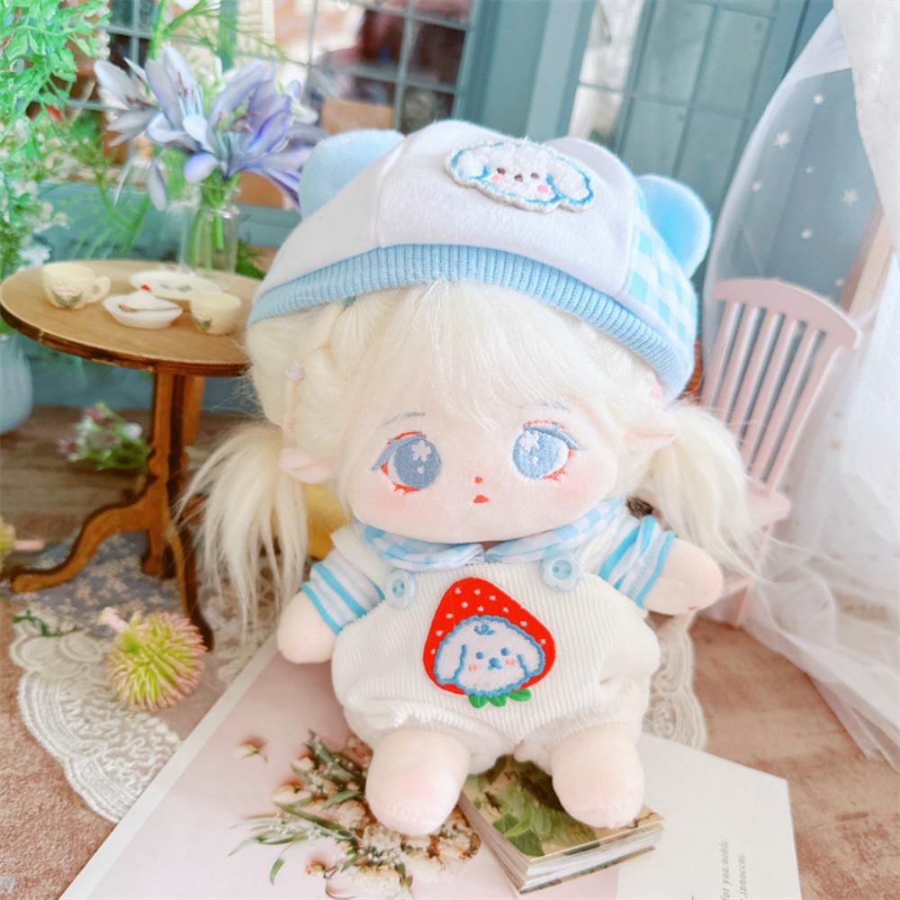 Strap Pants Cotton Doll Suit Dress Up Plush Dolls Clothes Cotton Doll Clothes Set Children's Gift