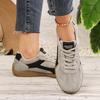 Women Color Block Lace‑Up Training Athletic Sneakers