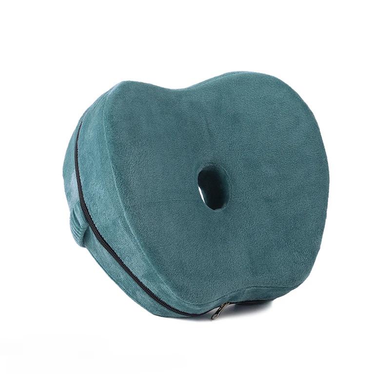 

Подушка для ног Apple clamp Ортопедическая подушка Home Медленно восстанавливающаяся хлопковая дышащая подушка для колена Подушка для ног для сна на боку 23.5x23x13.5cm озеро синий