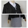 Week cosplay costume Wednesday Plaid skirt cosplay costume dress Women's