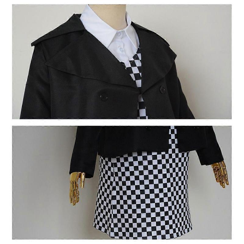 Week cosplay costume Wednesday Plaid skirt cosplay costume dress Women's