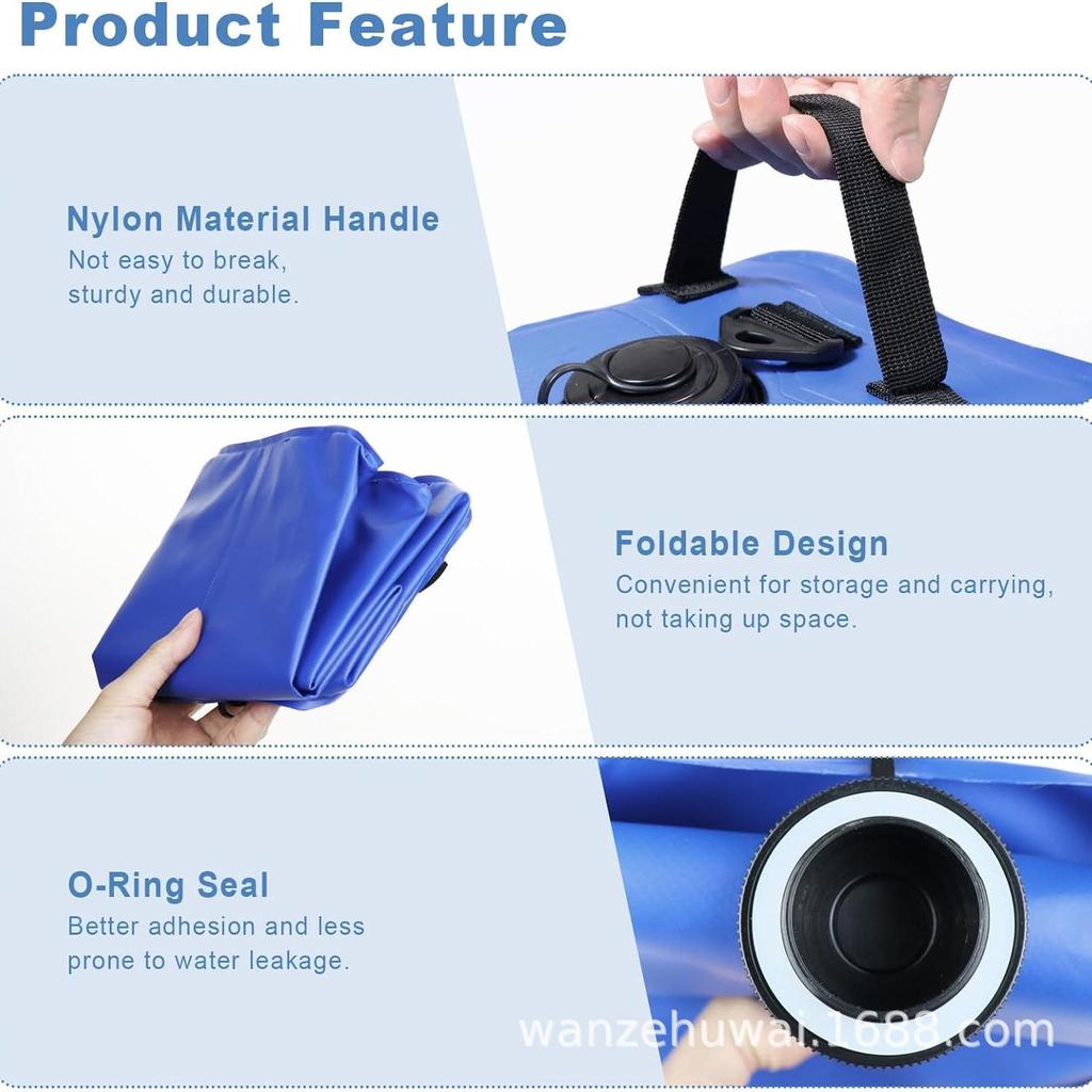 Čtvercové vodní vaky (10L, 20L, 25L) pro altán, skládací přístřešek, plachtu