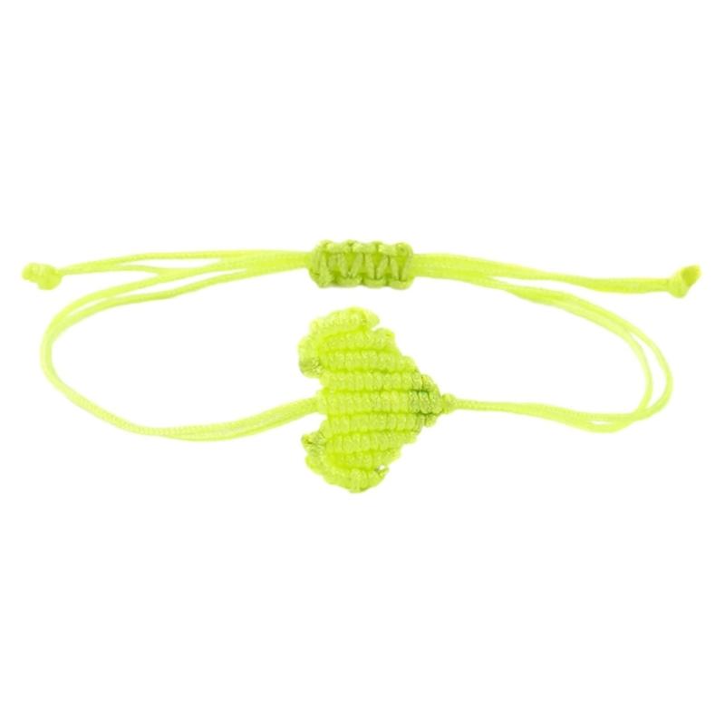 Romance Hemps Cord Bracelets Bohemian Braided Heart Pattern Unisex Love Tokens Handcrafted Couple Jewelry Accessory